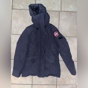 Canada Goose Dark Blue Hooded Jacket